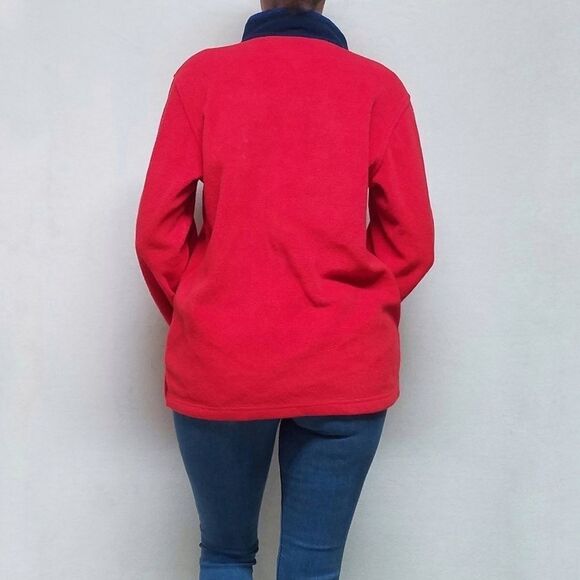 VINTAGE Tommy Hilfiger Fleece Quarter Zip Sweater - Picture 9 of 12